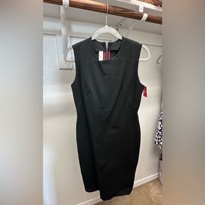 SPANX Elegant Black Sleeveless Mini Dress